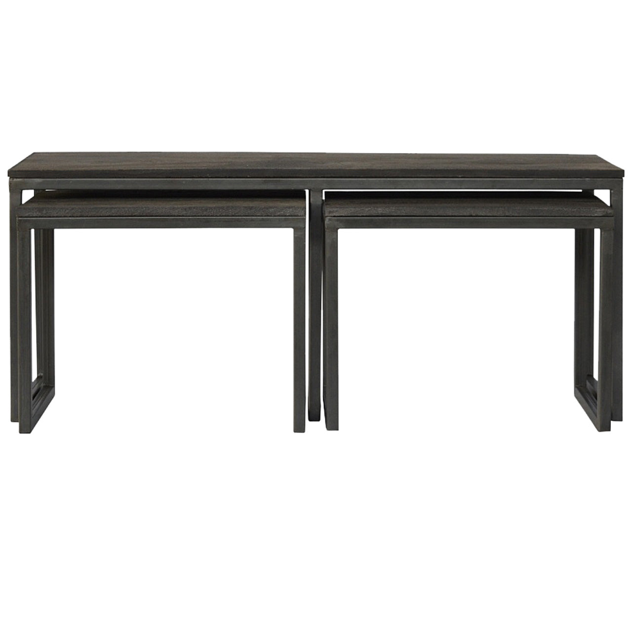 Set of 3 Iron Base Tables