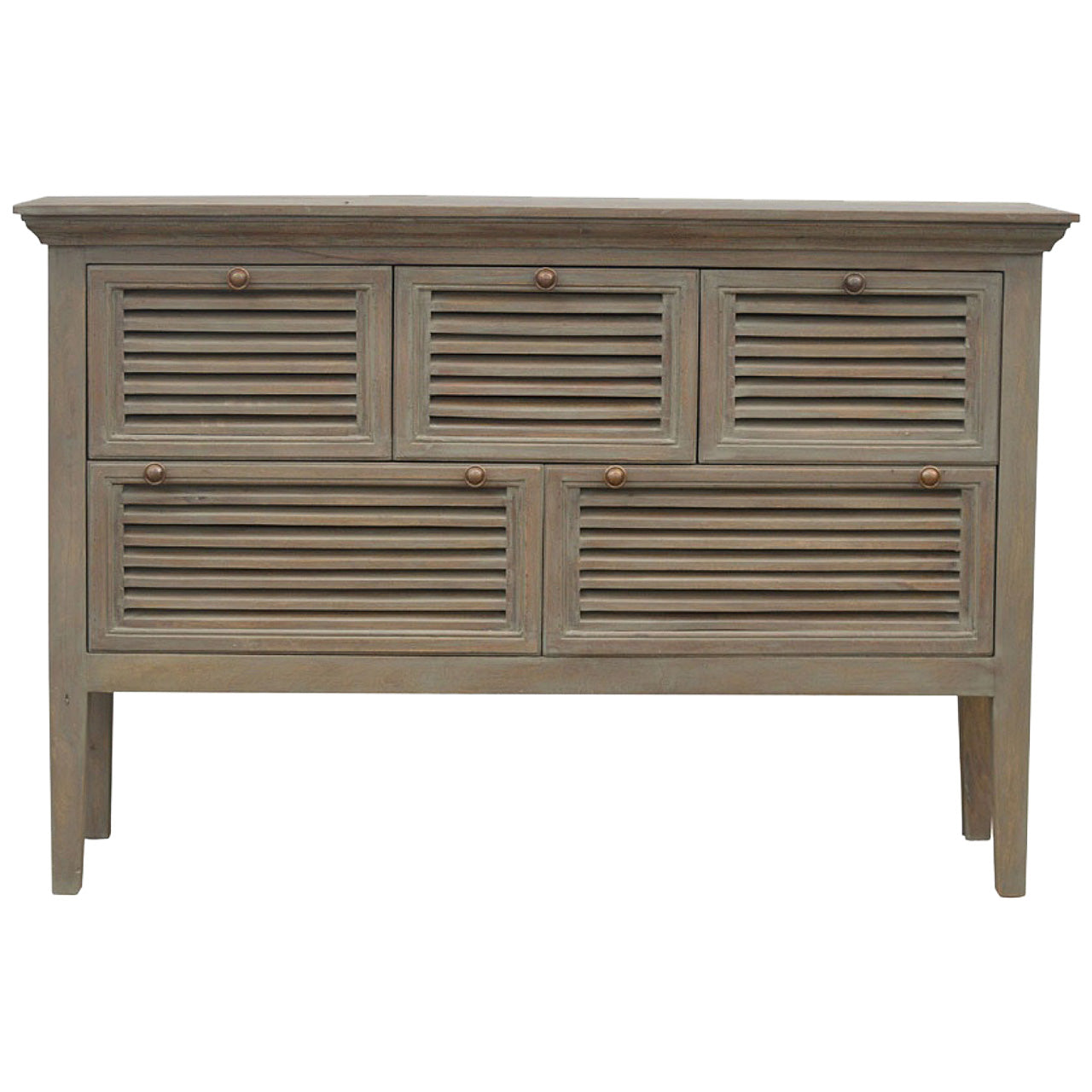 Grey Wash 5 Shutter Buffet