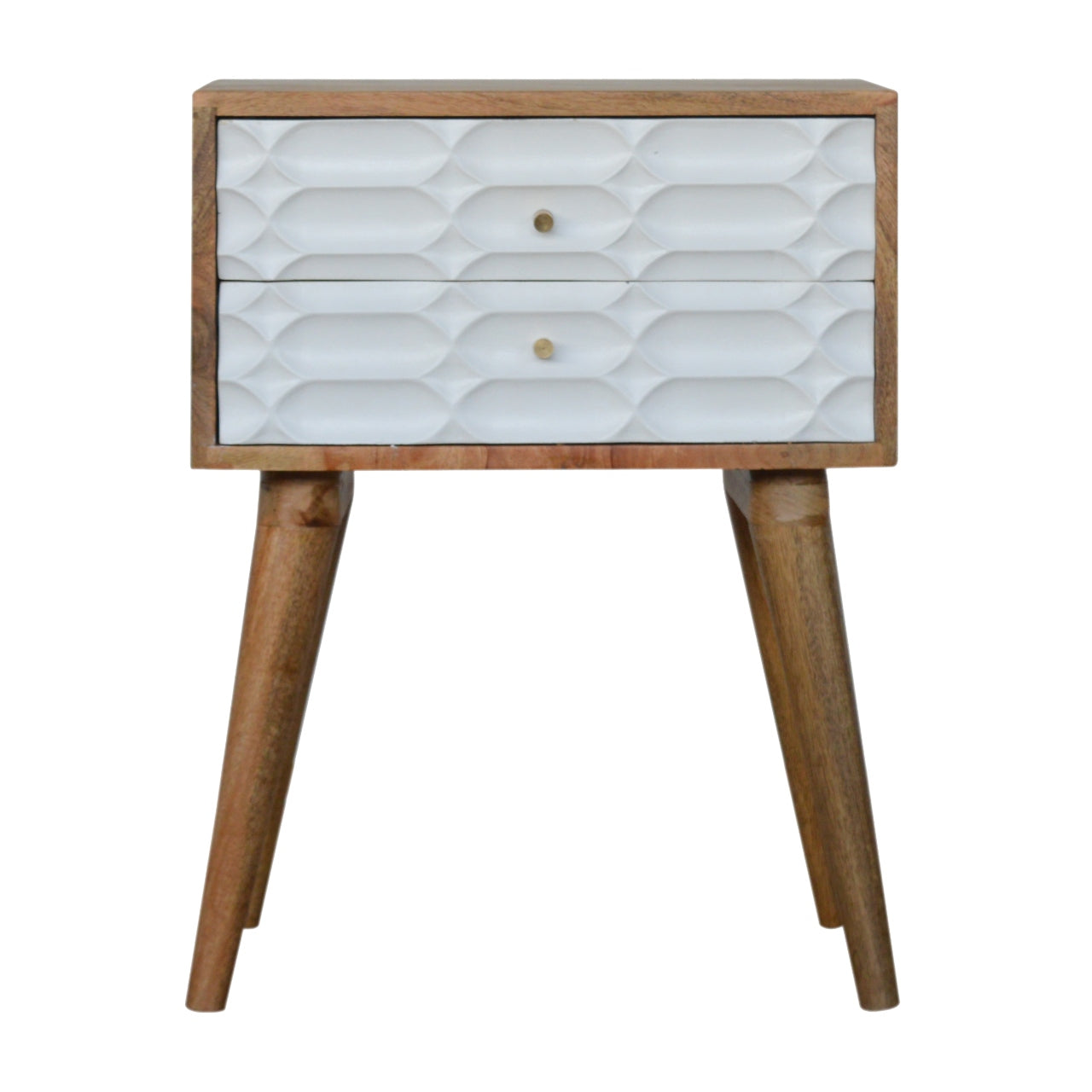 Capsule Carved Nightstand